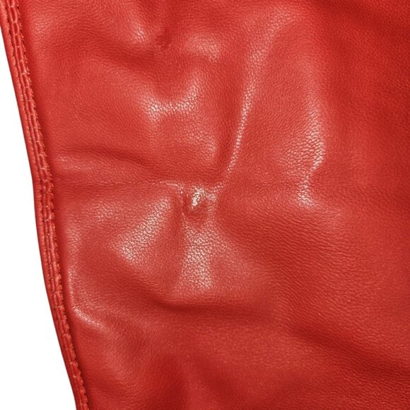 AZALEA WANG DO IT TO YA FLATFORM BOOT WITH 4 WAY STRETCH IN RED 7.5 - Picture 6 of 10